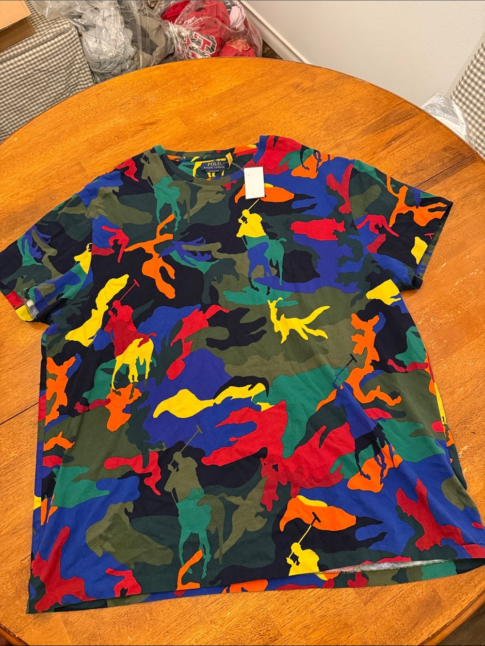 Polo by Ralph Lauren Multicolor Camo Short Sleeve Tee xxl